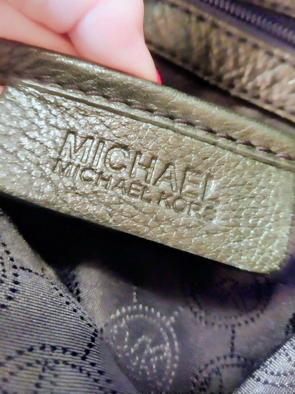 Michael Kors Hamilton Satchel Handbag PRE-OWNED - Picture 9 of 11